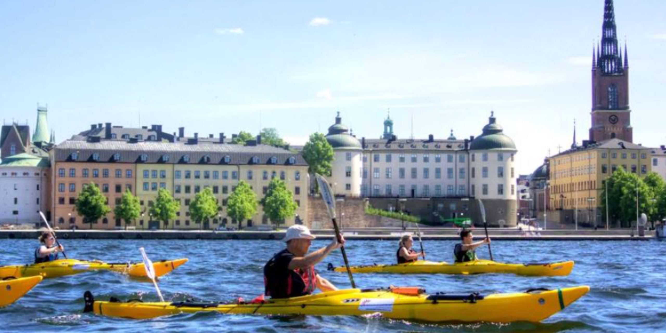 Paddla kajak guide i Stockholm City Vad händer i Stockholm